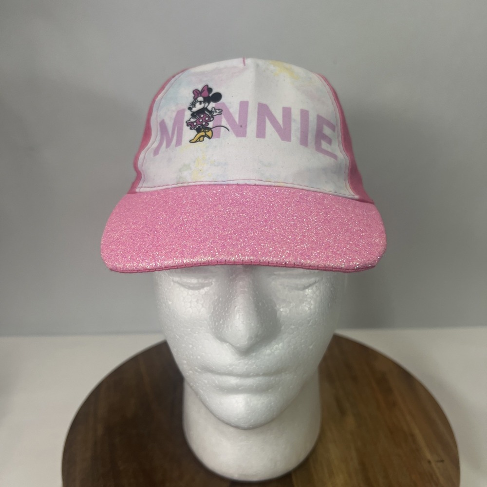 Disney Minnie Mouse Youth Strap back‎ Hat Cap Logo Pink, Adjustable. NWT